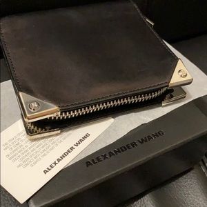 Alexander Wang Black Prisma Compact Wallet